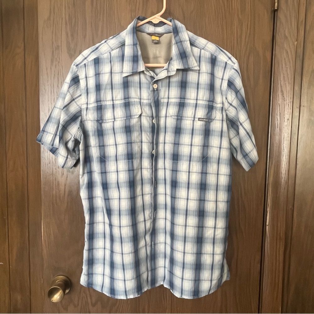 Edie Bauer Plaid Fishing Shirt